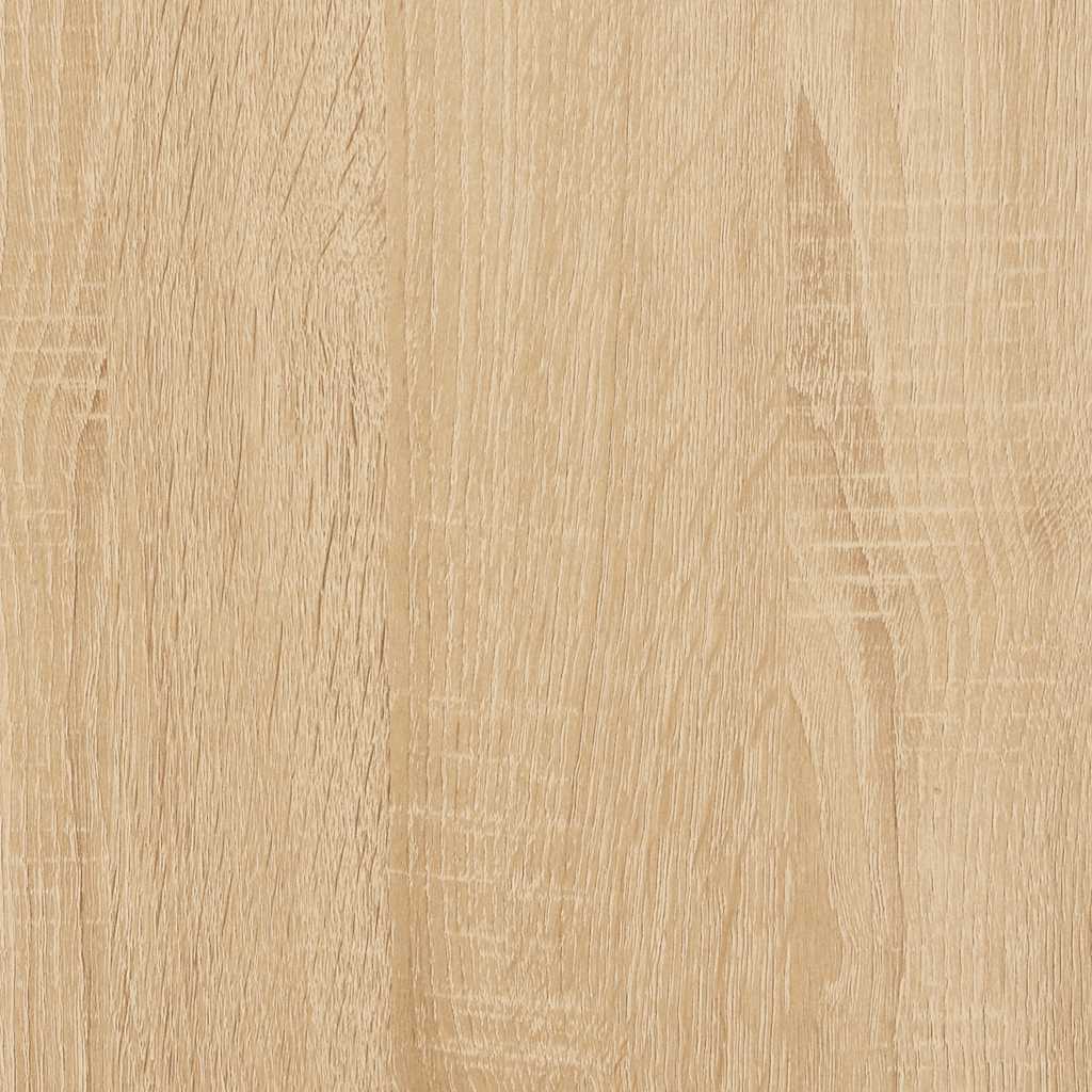 Wasmachinekast 64x24x190 cm wit en sonoma eikenkleurig is nu te koop bij PeponiXL, paradijselijk wonen!