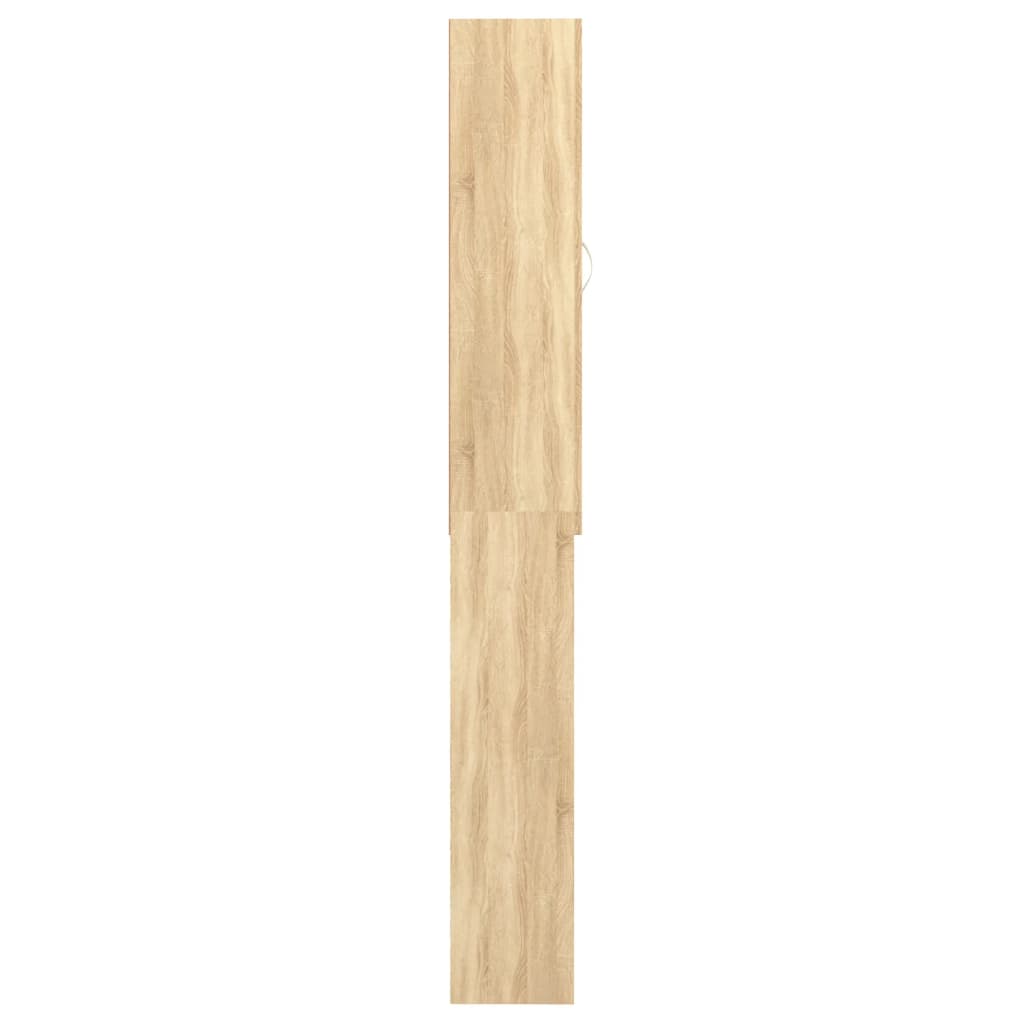 Wasmachinekast 64x25,5x190 cm sonoma eikenkleurig is nu te koop bij PeponiXL, paradijselijk wonen!