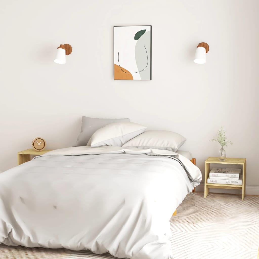 Nachtkastjes 2 st 40x30,5x40 cm massief grenenhout is nu te koop bij PeponiXL, paradijselijk wonen!