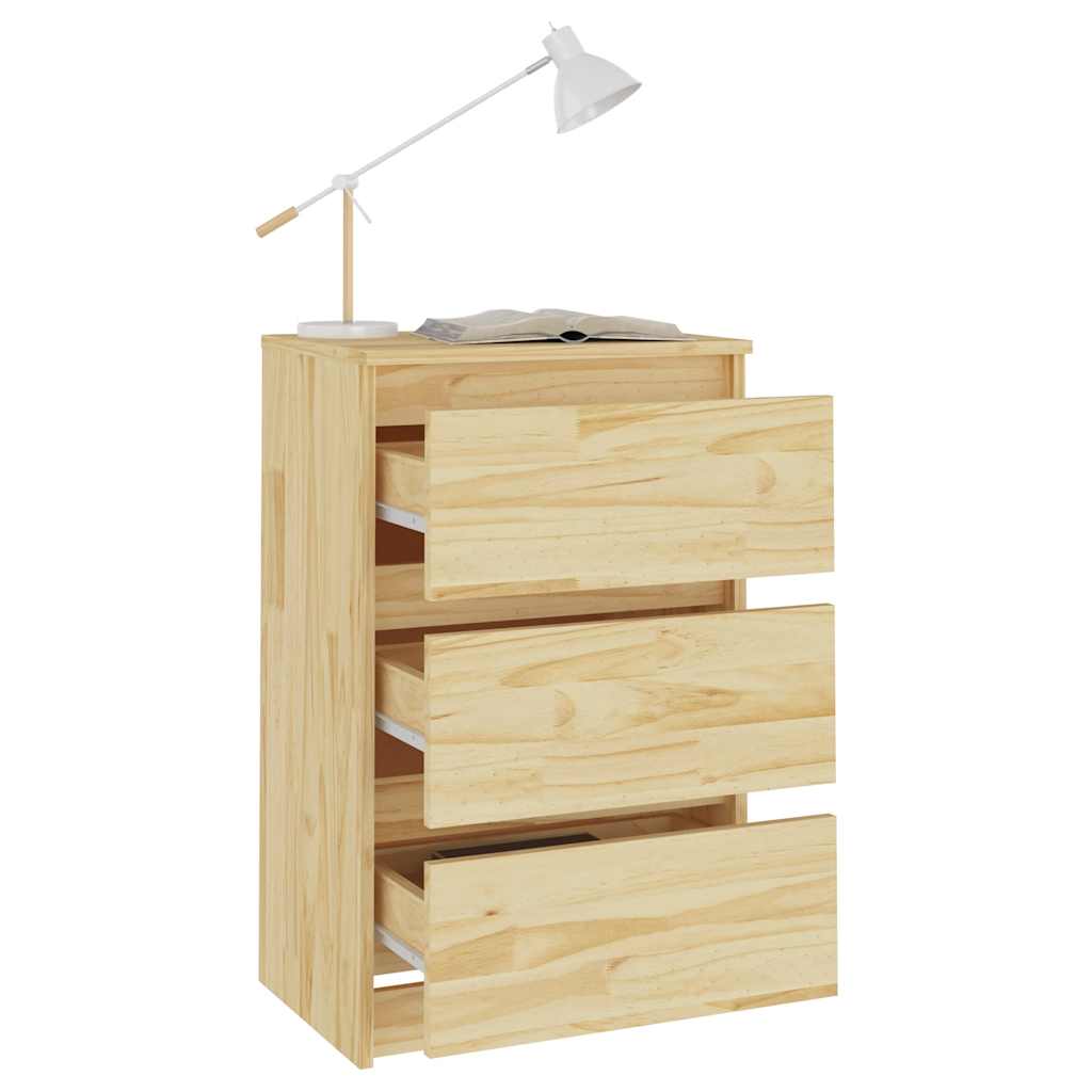 Nachtkastje 40x29,5x64 cm massief grenenhout is nu te koop bij PeponiXL, paradijselijk wonen!