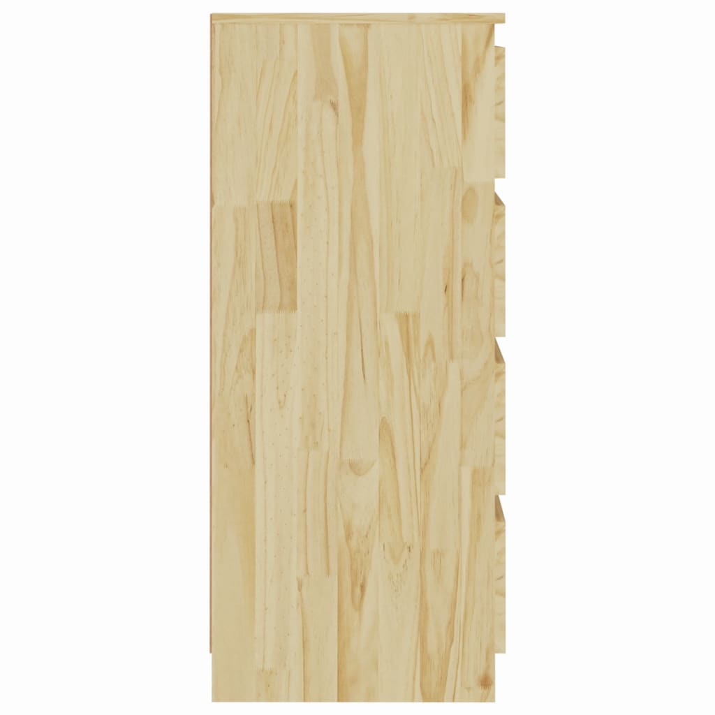 Bijzetkast 60x36x84 cm massief grenenhout is nu te koop bij PeponiXL, paradijselijk wonen!