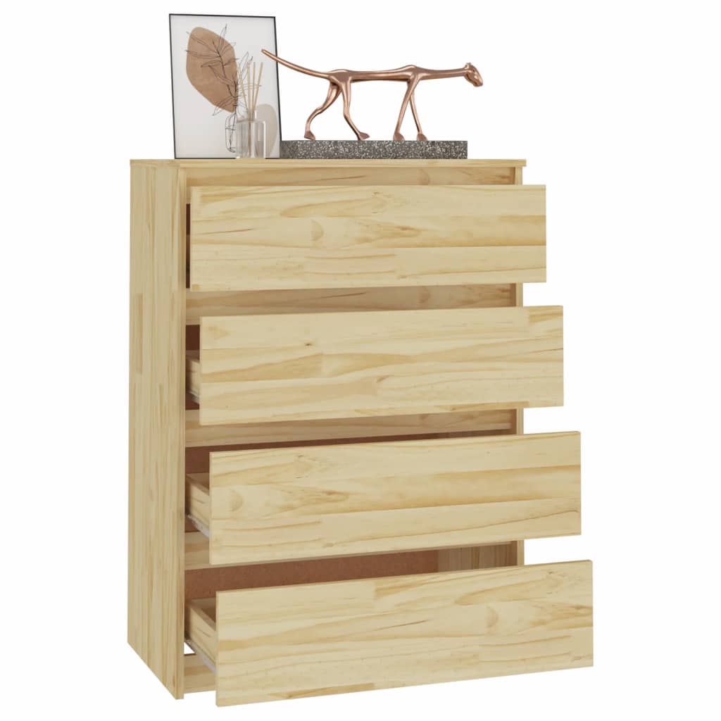 Bijzetkast 60x36x84 cm massief grenenhout is nu te koop bij PeponiXL, paradijselijk wonen!