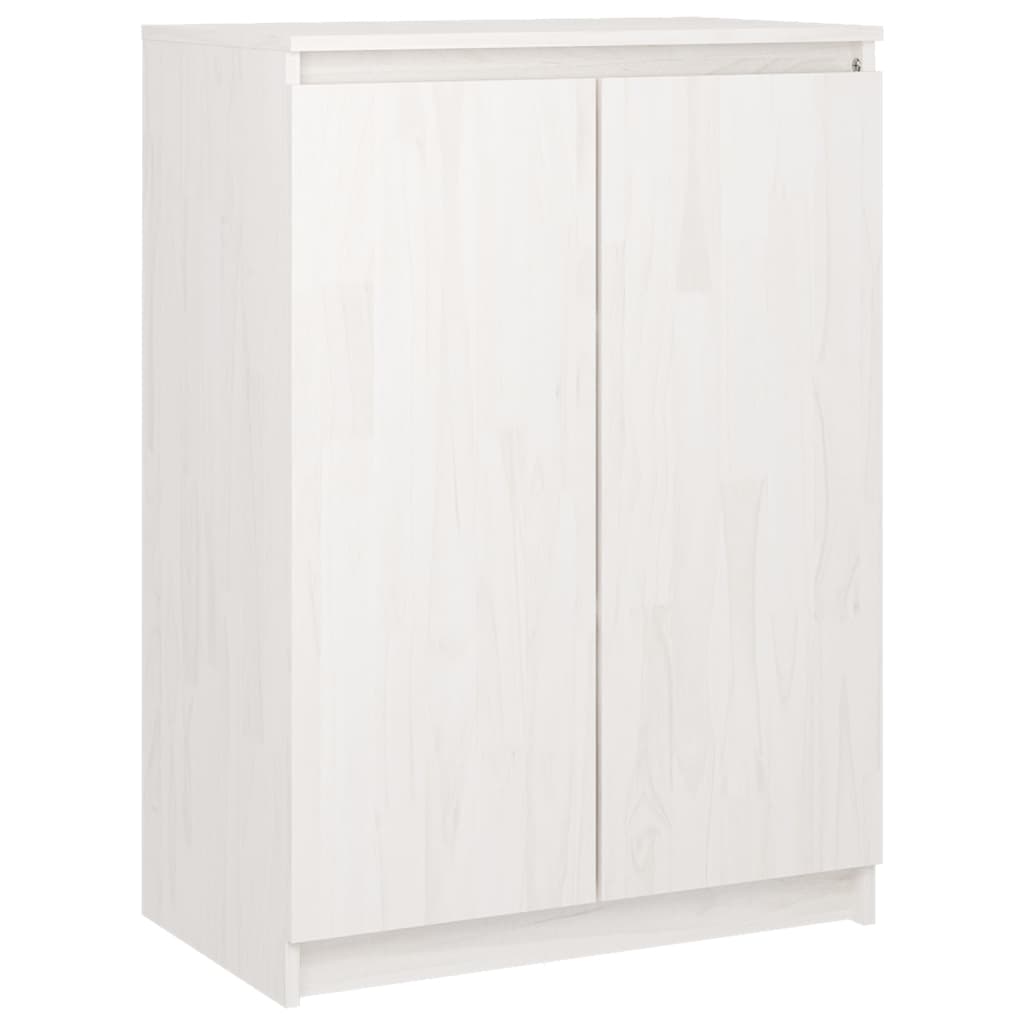 Dressoir 60x36x84 cm massief grenenhout wit is nu te koop bij PeponiXL, paradijselijk wonen!
