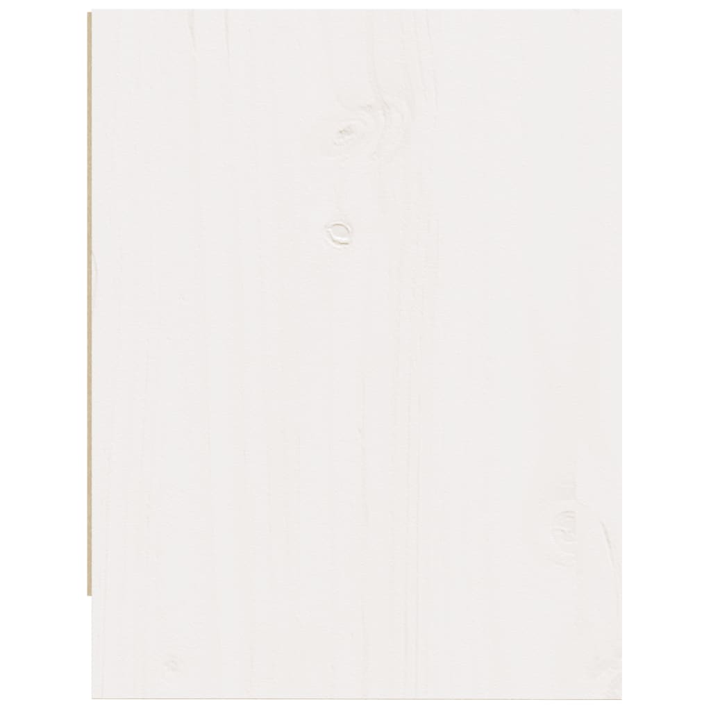 Nachtkastje 40x30,5x40 cm massief grenenhout wit is nu te koop bij PeponiXL, paradijselijk wonen!