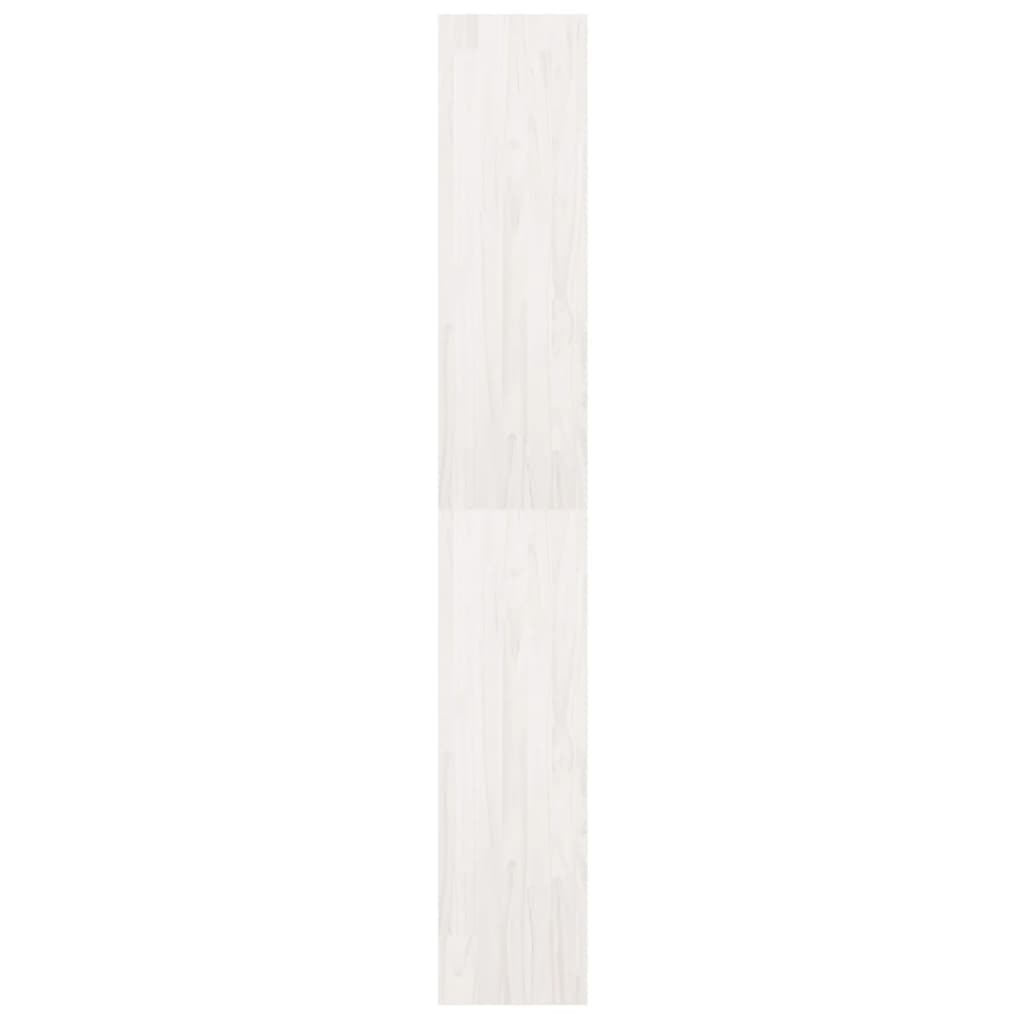 Boekenkast/kamerscherm 40x30x199 cm massief grenenhout wit is nu te koop bij PeponiXL, paradijselijk wonen!