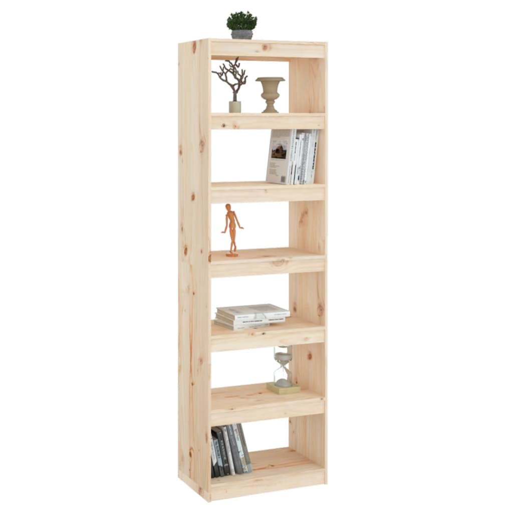 Boekenkast/kamerscherm 60x30x199,5 cm massief grenenhout is nu te koop bij PeponiXL, paradijselijk wonen!