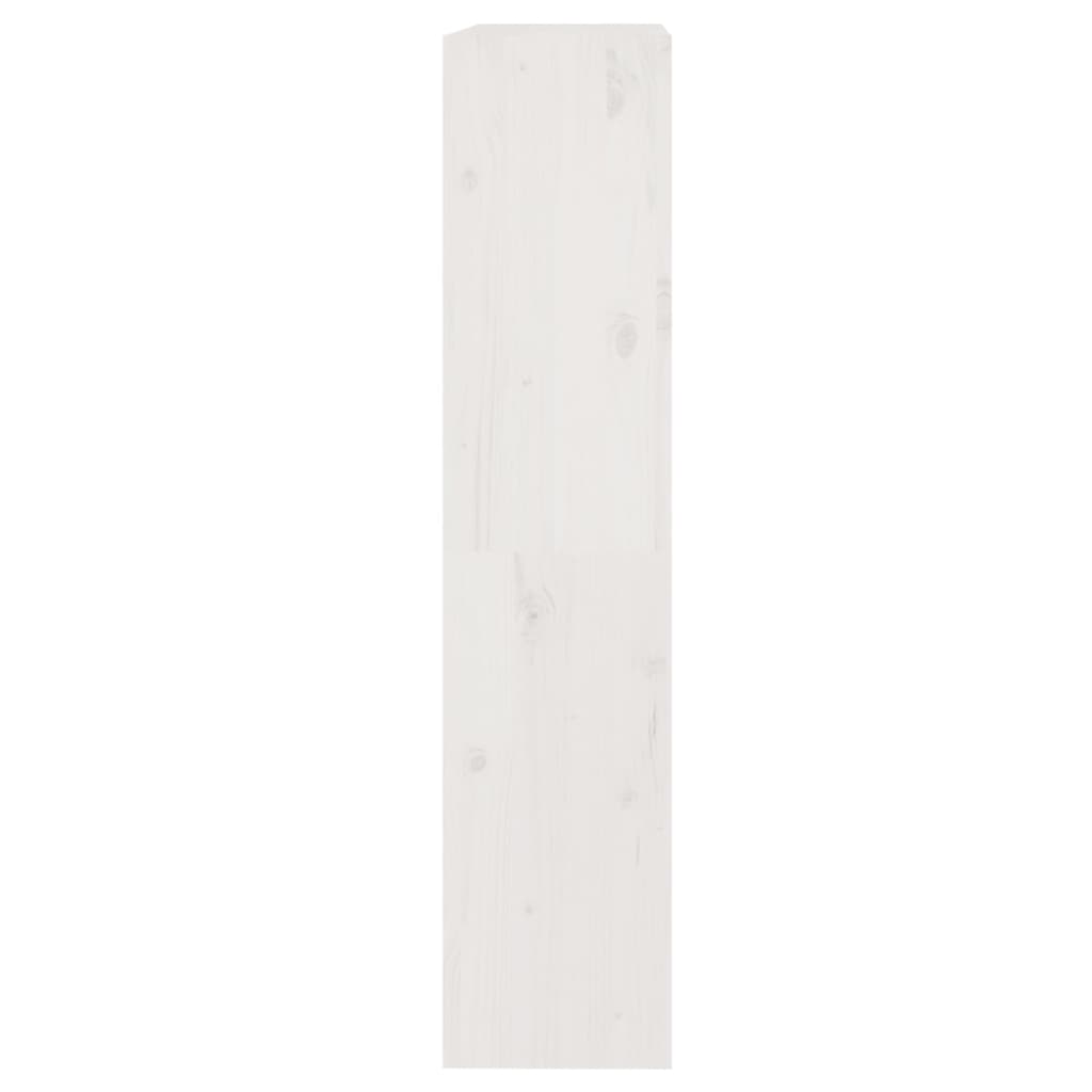 Boekenkast/kamerscherm 80x30x135,5 cm massief grenenhout wit is nu te koop bij PeponiXL, paradijselijk wonen!
