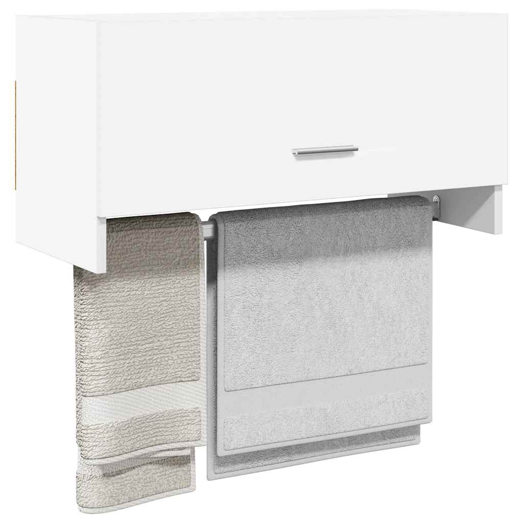 Kledingkast 70x32,5x35 cm bewerkt hout wit is nu te koop bij PeponiXL, paradijselijk wonen!