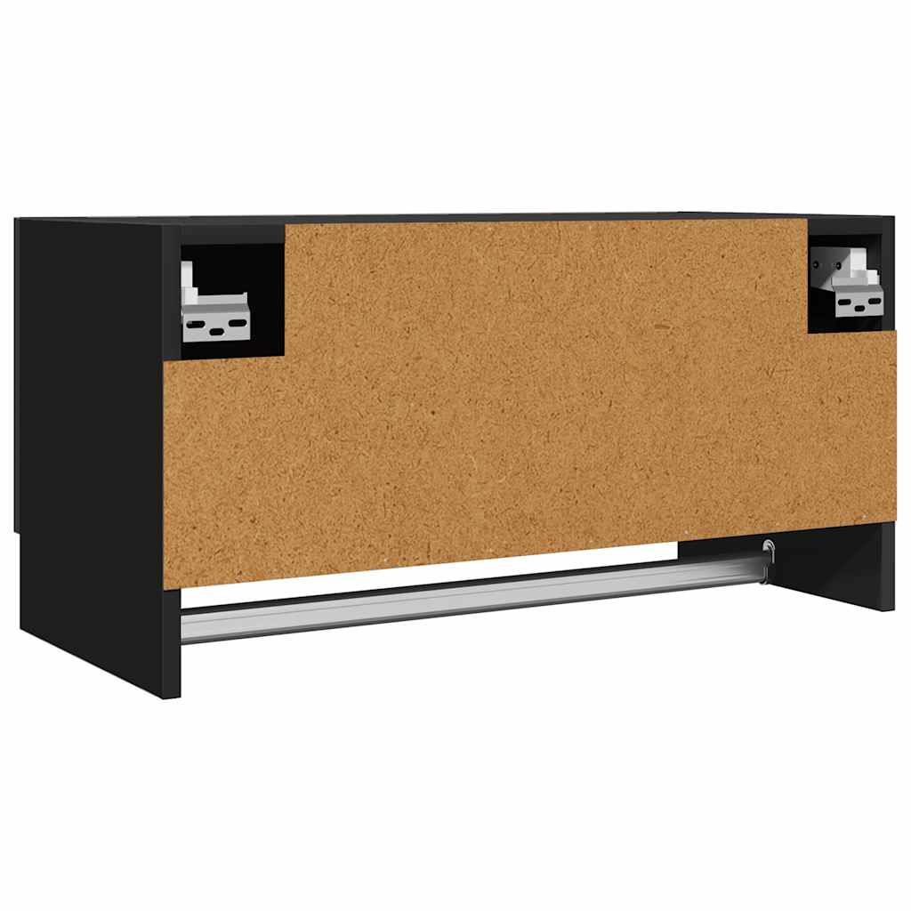 Kledingkast 70x32,5x35 cm bewerkt hout zwart is nu te koop bij PeponiXL, paradijselijk wonen!