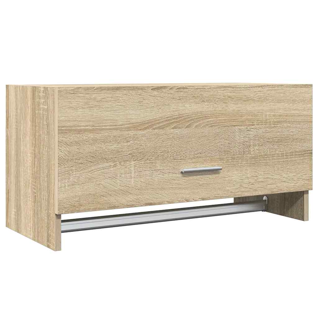 Kledingkast 70x32,5x35 cm bewerkt hout sonoma eikenkleurig is nu te koop bij PeponiXL, paradijselijk wonen!