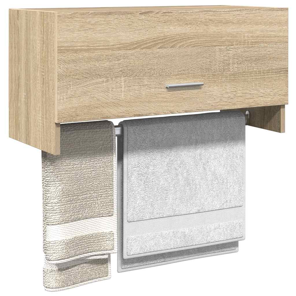 Kledingkast 70x32,5x35 cm bewerkt hout sonoma eikenkleurig is nu te koop bij PeponiXL, paradijselijk wonen!
