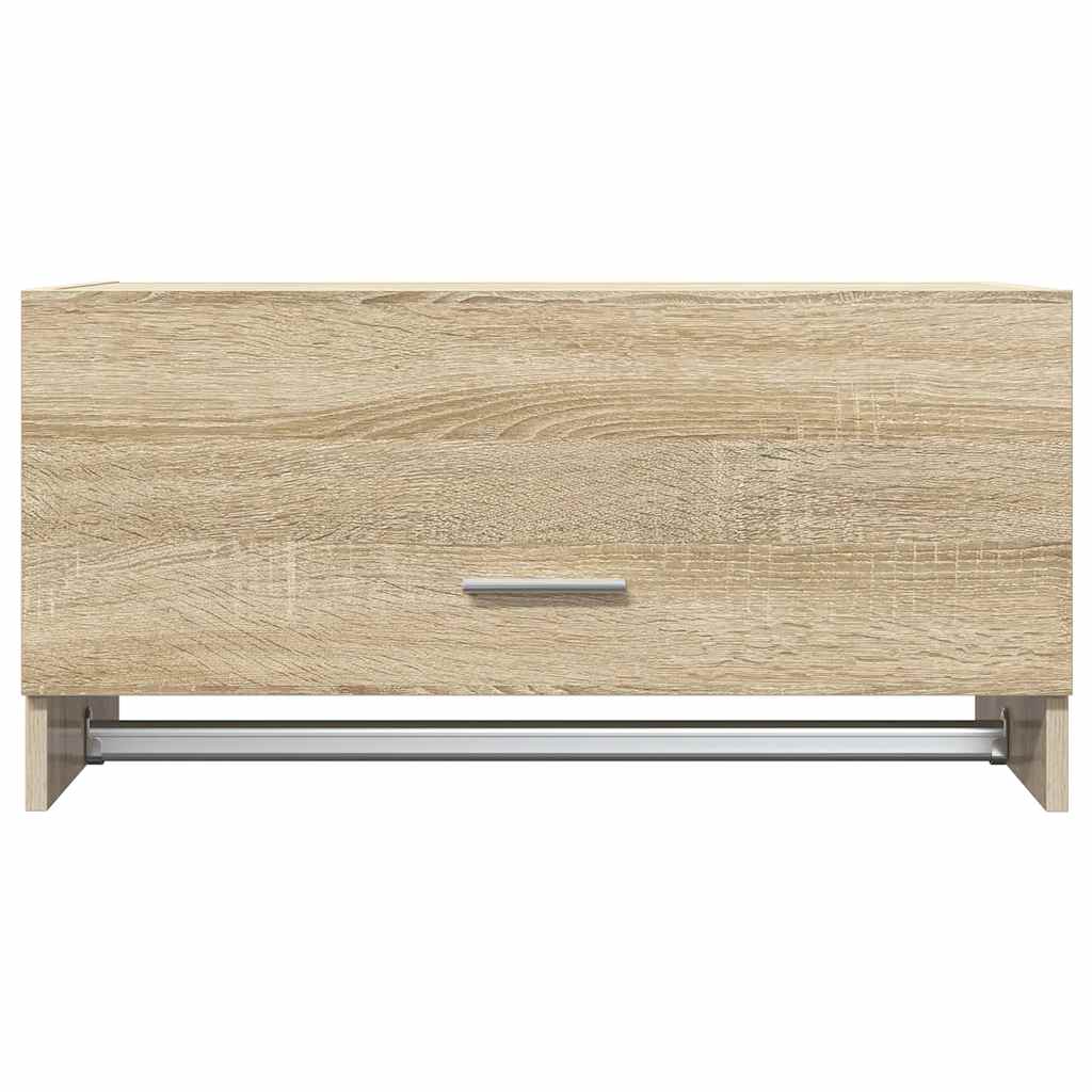 Kledingkast 70x32,5x35 cm bewerkt hout sonoma eikenkleurig is nu te koop bij PeponiXL, paradijselijk wonen!