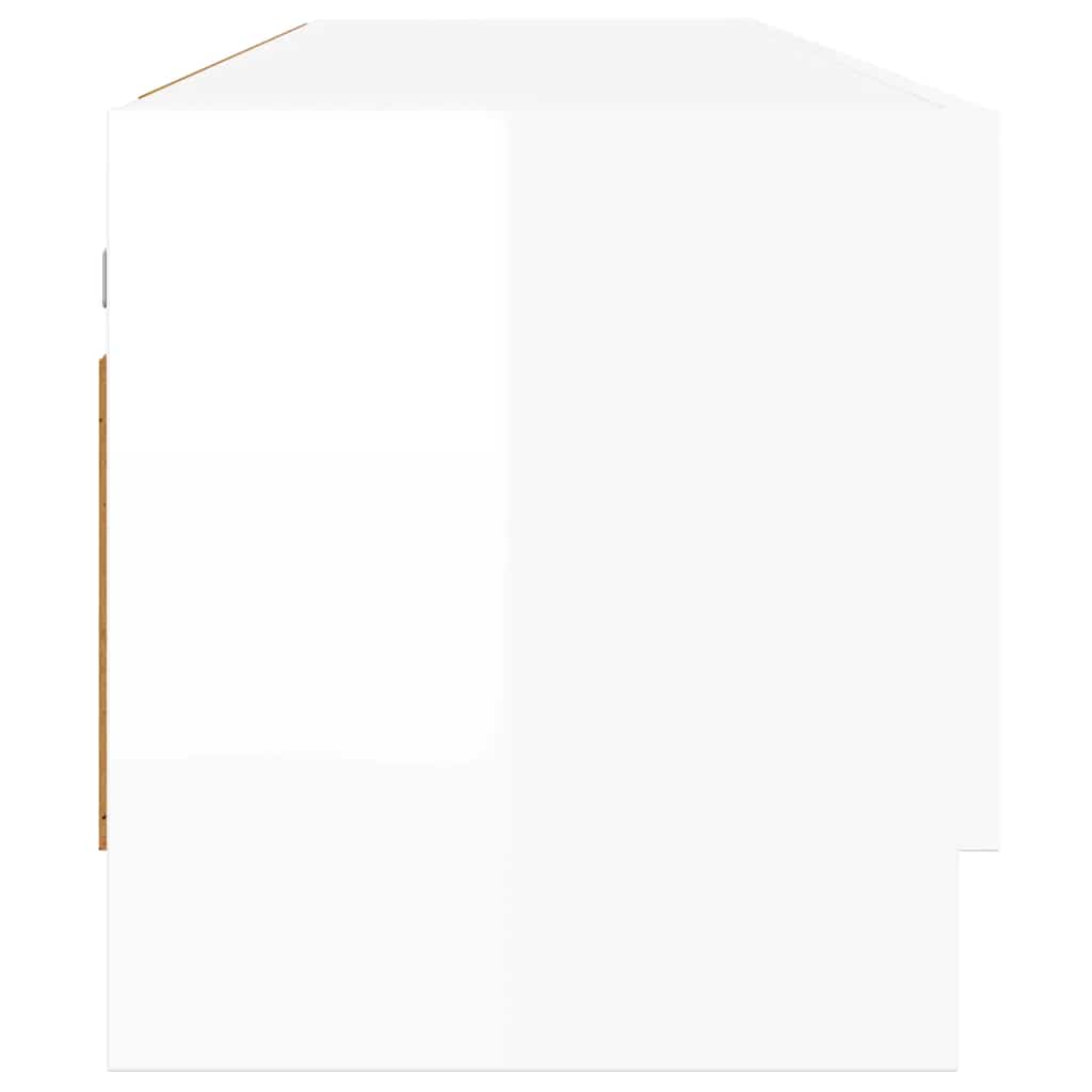 Kledingkast 70x32,5x35 cm bewerkt hout hoogglans wit is nu te koop bij PeponiXL, paradijselijk wonen!