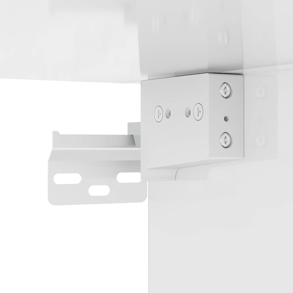 Kledingkast 70x32,5x35 cm bewerkt hout hoogglans wit is nu te koop bij PeponiXL, paradijselijk wonen!