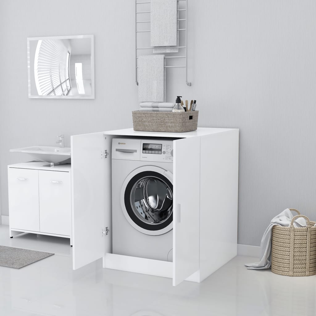 Wasmachinekast 71x71,5x91,5 cm wit is nu te koop bij PeponiXL, paradijselijk wonen!