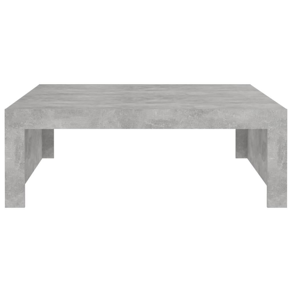 Salontafel 100x100x35 cm bewerkt hout betongrijs is nu te koop bij PeponiXL, paradijselijk wonen!