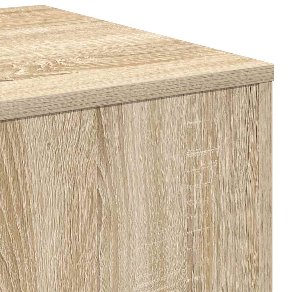 Bijzettafels 3 st spaanplaat sonoma eikenkleurig is nu te koop bij PeponiXL, paradijselijk wonen!