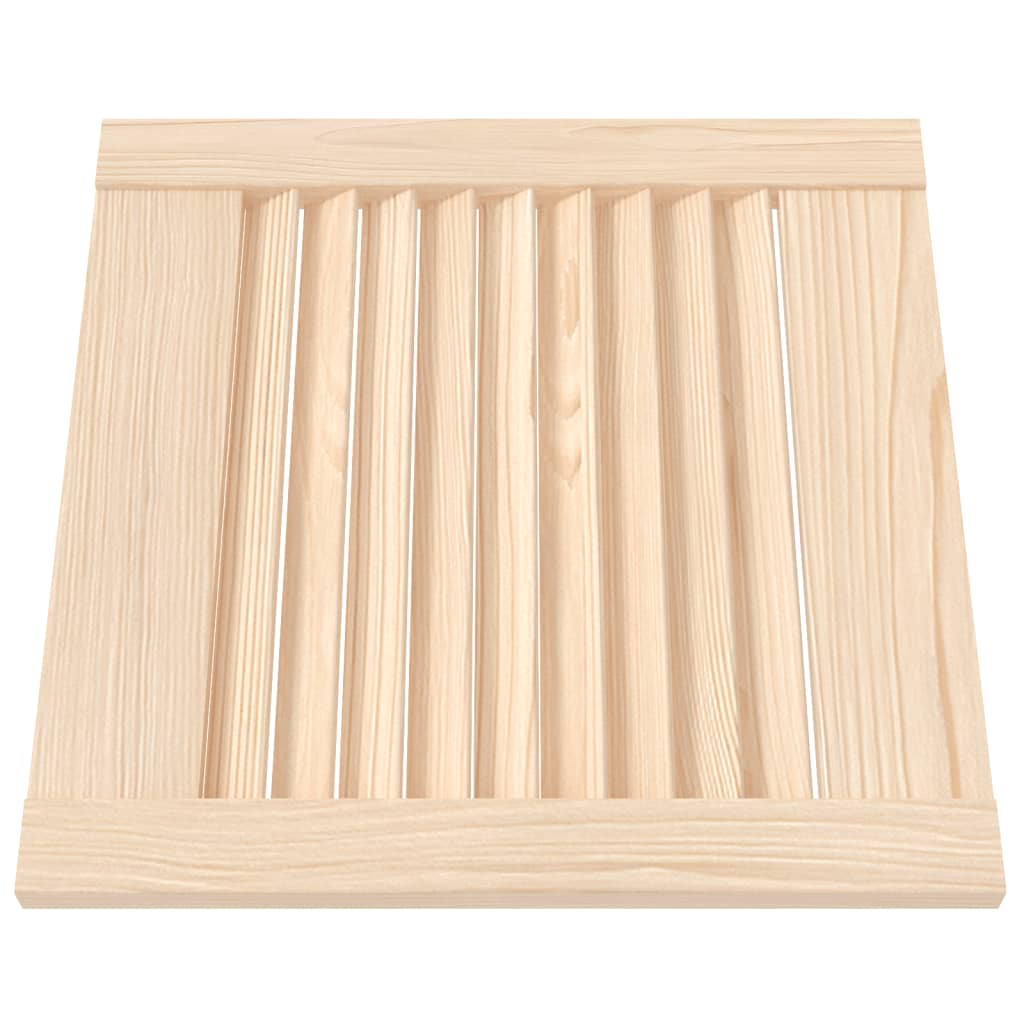 Kastdeuren met lamellen 2 st 39,5x39,4 cm massief grenenhout is nu te koop bij PeponiXL, paradijselijk wonen!