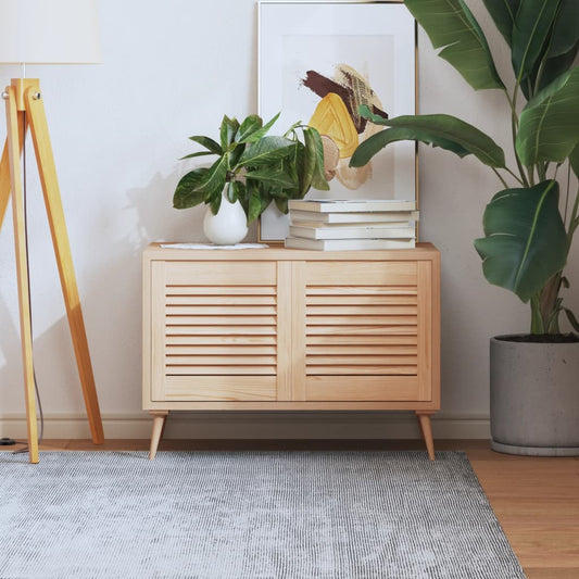 Kastdeuren met lamellen 2 st 39,5x39,4 cm massief grenenhout is nu te koop bij PeponiXL, paradijselijk wonen!