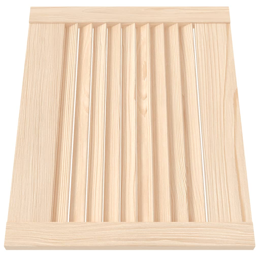 Kastdeuren met lamellen 2 st 39,5x49,4 cm massief grenenhout is nu te koop bij PeponiXL, paradijselijk wonen!