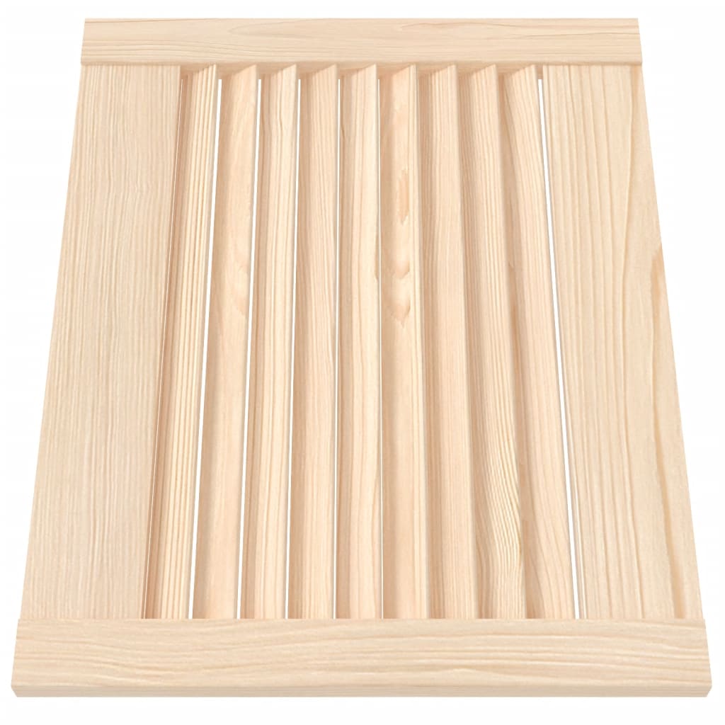 Kastdeuren met lamellen 4 st 39,5x49,4 cm massief grenenhout is nu te koop bij PeponiXL, paradijselijk wonen!