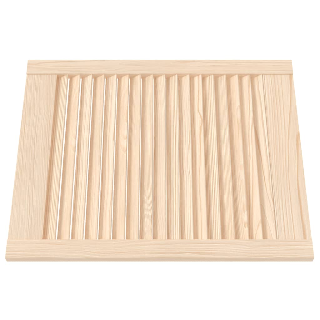 Kastdeuren met lamellen 2 st 61,5x49,4 cm massief grenenhout is nu te koop bij PeponiXL, paradijselijk wonen!