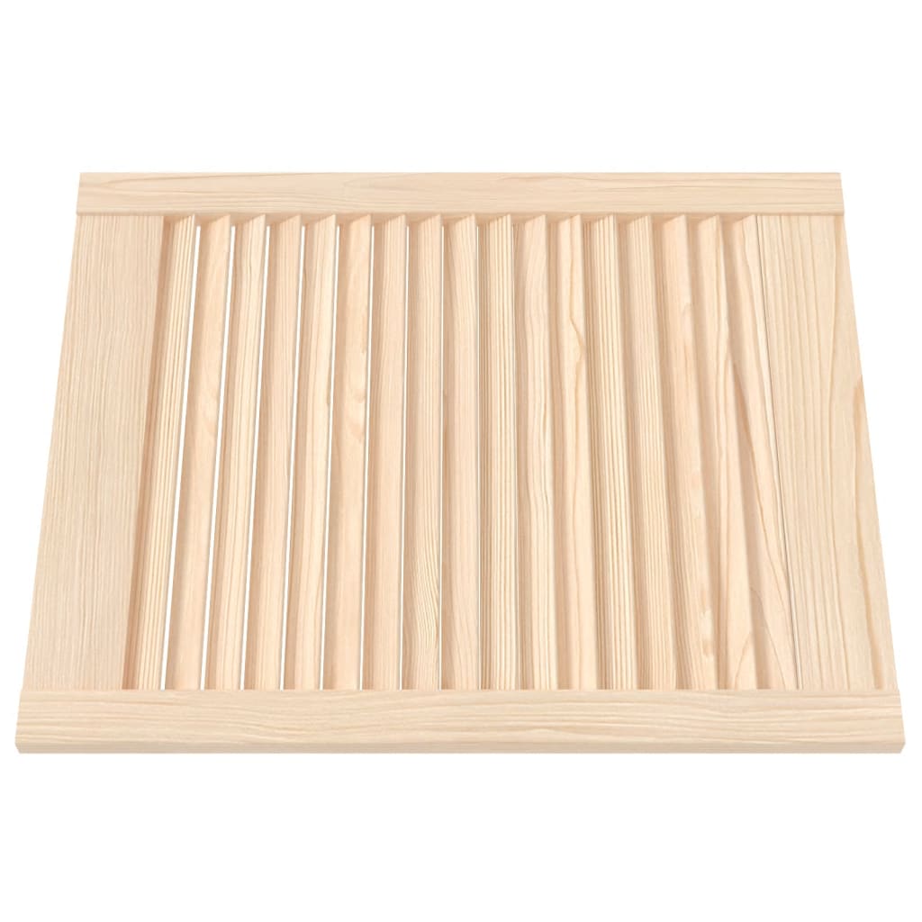 Kastdeuren met lamellen 4 st 61,5x49,4 cm massief grenenhout is nu te koop bij PeponiXL, paradijselijk wonen!