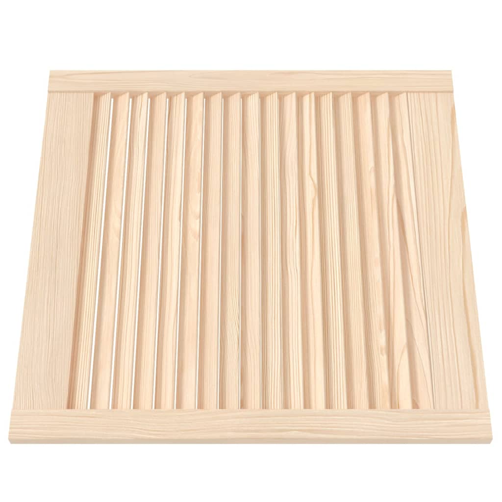 Kastdeuren met lamellen 4 st 61,5x59,4 cm massief grenenhout is nu te koop bij PeponiXL, paradijselijk wonen!