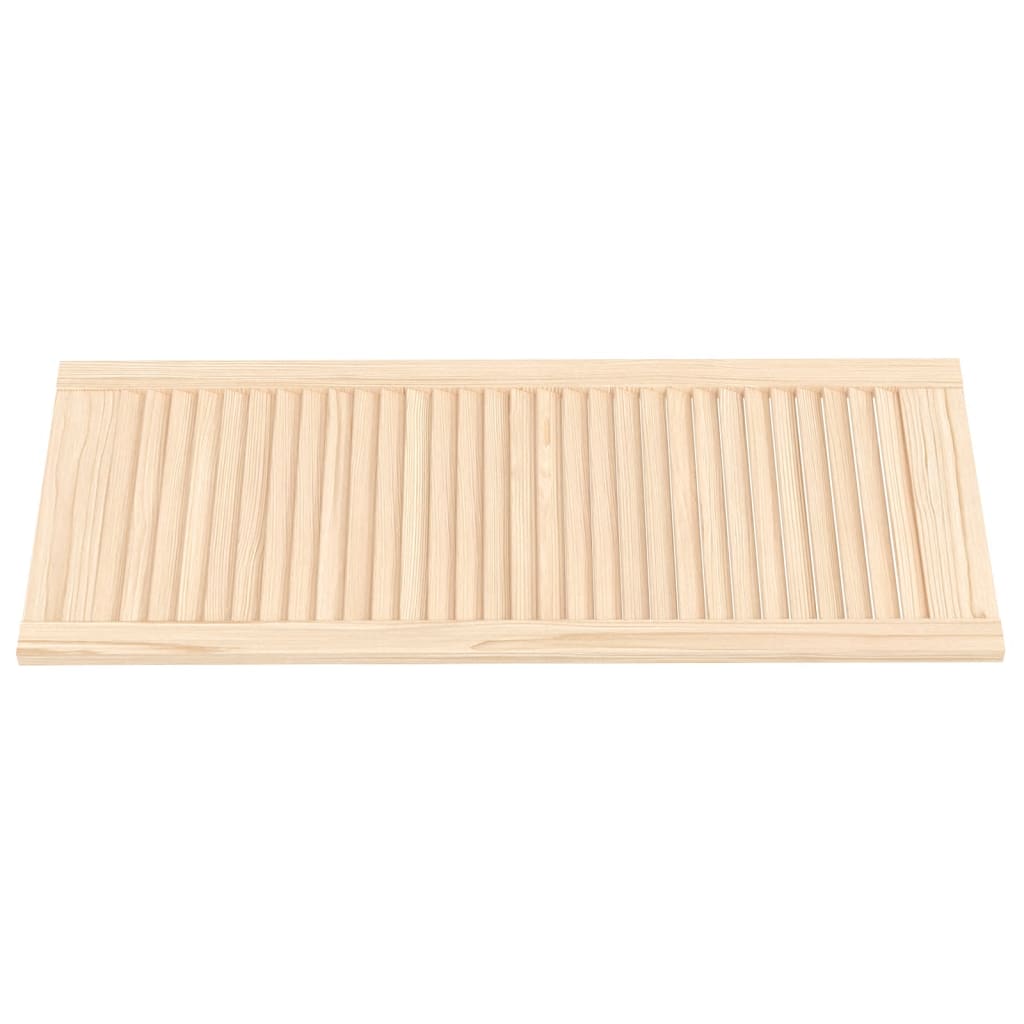 Kastdeuren met lamellen 4 st 99,3x39,4 cm massief grenenhout is nu te koop bij PeponiXL, paradijselijk wonen!
