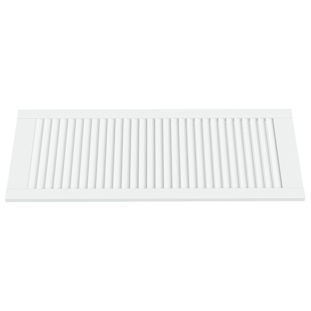 Kastdeur met lamellen 99,3x39,4 cm massief grenenhout wit is nu te koop bij PeponiXL, paradijselijk wonen!