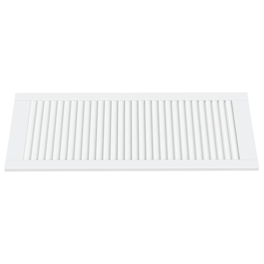 Kastdeuren met lamellen 4 st 99,3x39,4 cm gwitrenenhout is nu te koop bij PeponiXL, paradijselijk wonen!