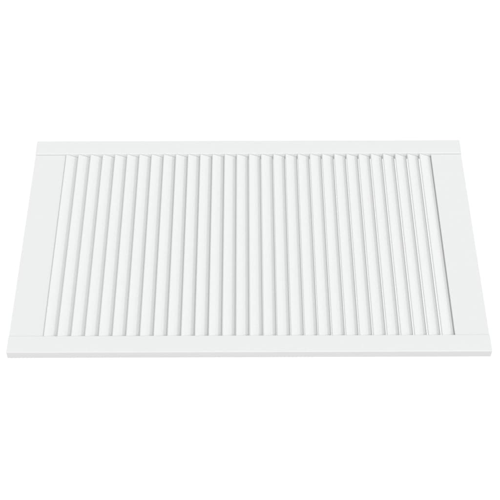 Kastdeuren met lamellen 2 st 99,3x59,4 cm grenenhout wit is nu te koop bij PeponiXL, paradijselijk wonen!