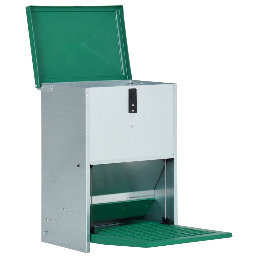 Pluimveevoerbak automatisch met pedaal 12 kg is nu te koop bij PeponiXL, paradijselijk wonen!