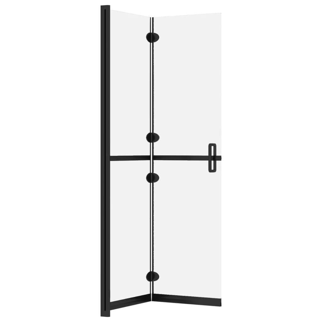 Inloopdouchewand inklapbaar 70x190 cm ESG-glas mat is nu te koop bij PeponiXL, paradijselijk wonen!