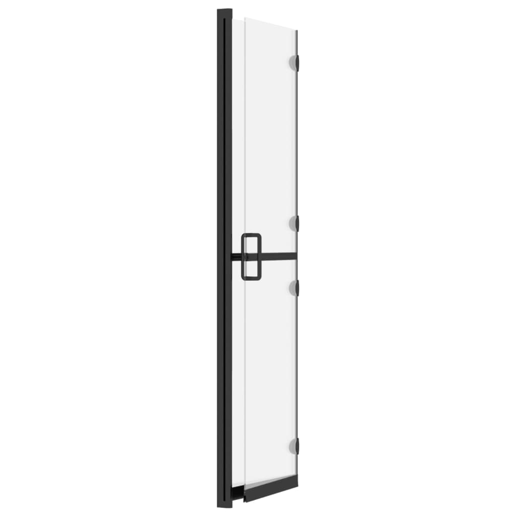 Inloopdouchewand inklapbaar 70x190 cm ESG-glas mat is nu te koop bij PeponiXL, paradijselijk wonen!