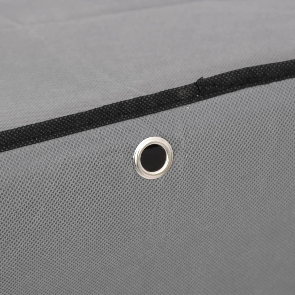 Schoenenkast 60x30x166 cm stof grijs is nu te koop bij PeponiXL, paradijselijk wonen!