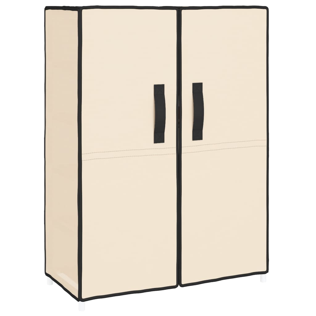 Schoenenkast 60x28x90 cm stof crèmekleurig is nu te koop bij PeponiXL, paradijselijk wonen!