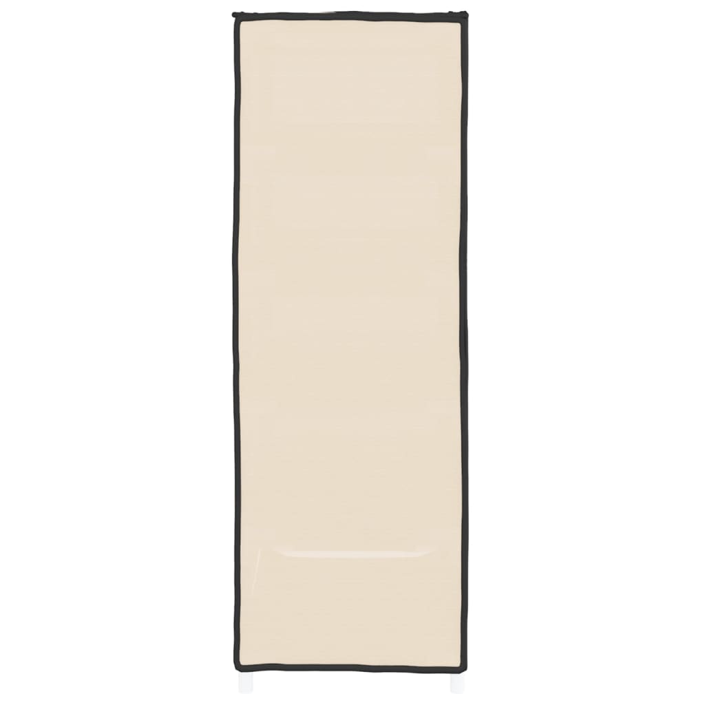 Schoenenkast 60x28x90 cm stof crèmekleurig is nu te koop bij PeponiXL, paradijselijk wonen!