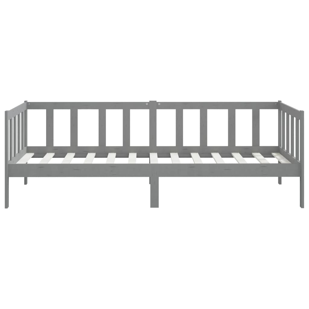 Bedbank massief grenenhout grijs 90x200 cm is nu te koop bij PeponiXL, paradijselijk wonen!