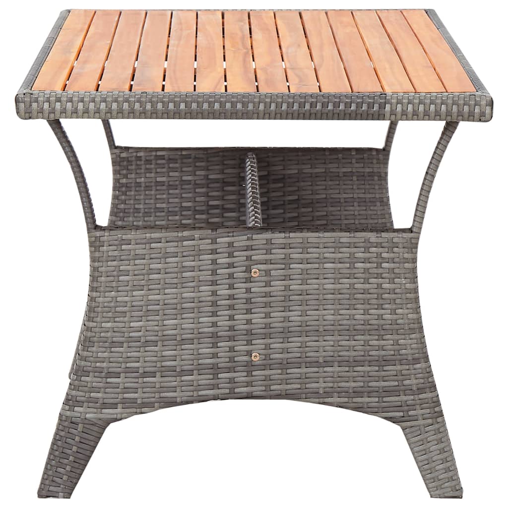 Tuintafel 120x70x66 cm massief acaciahout grijs is nu te koop bij PeponiXL, paradijselijk wonen!