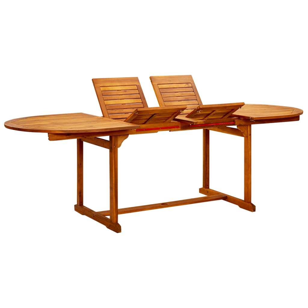 Tuintafel (160-240)x100x75 cm massief acaciahout is nu te koop bij PeponiXL, paradijselijk wonen!