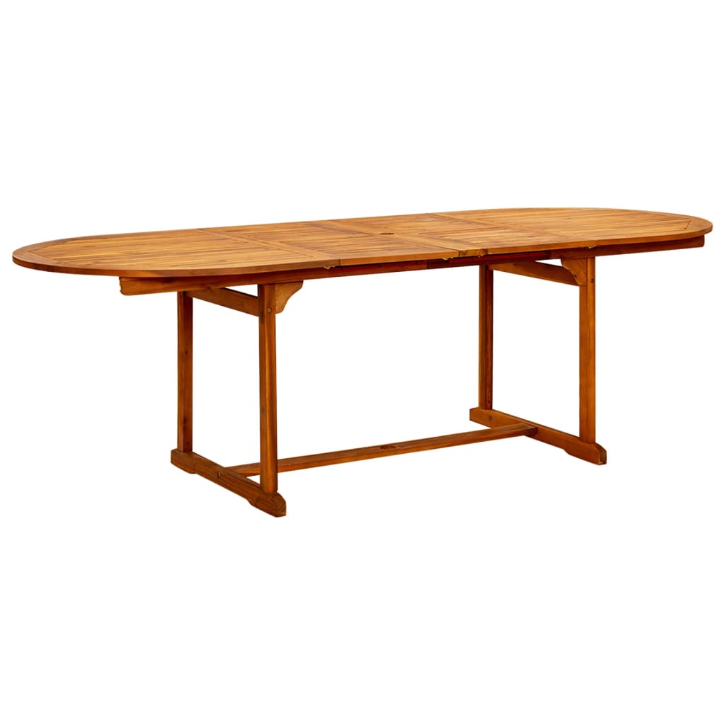 Tuintafel (160-240)x100x75 cm massief acaciahout is nu te koop bij PeponiXL, paradijselijk wonen!
