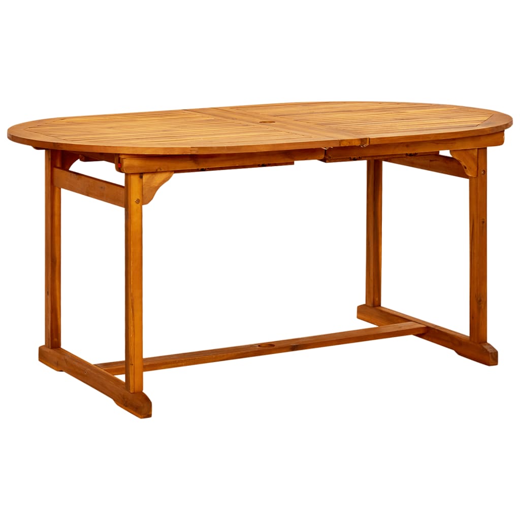 Tuintafel (160-240)x100x75 cm massief acaciahout is nu te koop bij PeponiXL, paradijselijk wonen!