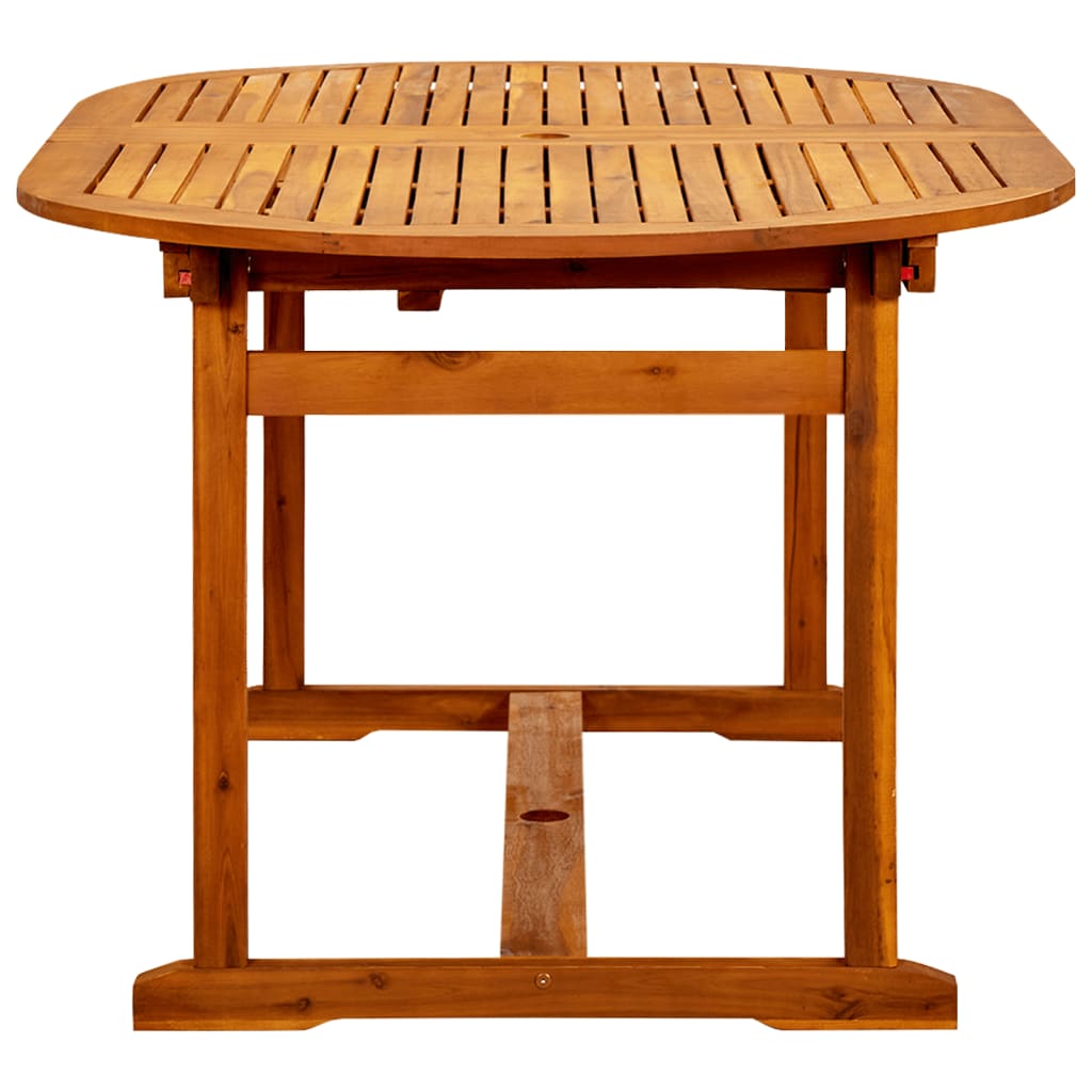 Tuintafel (160-240)x100x75 cm massief acaciahout is nu te koop bij PeponiXL, paradijselijk wonen!