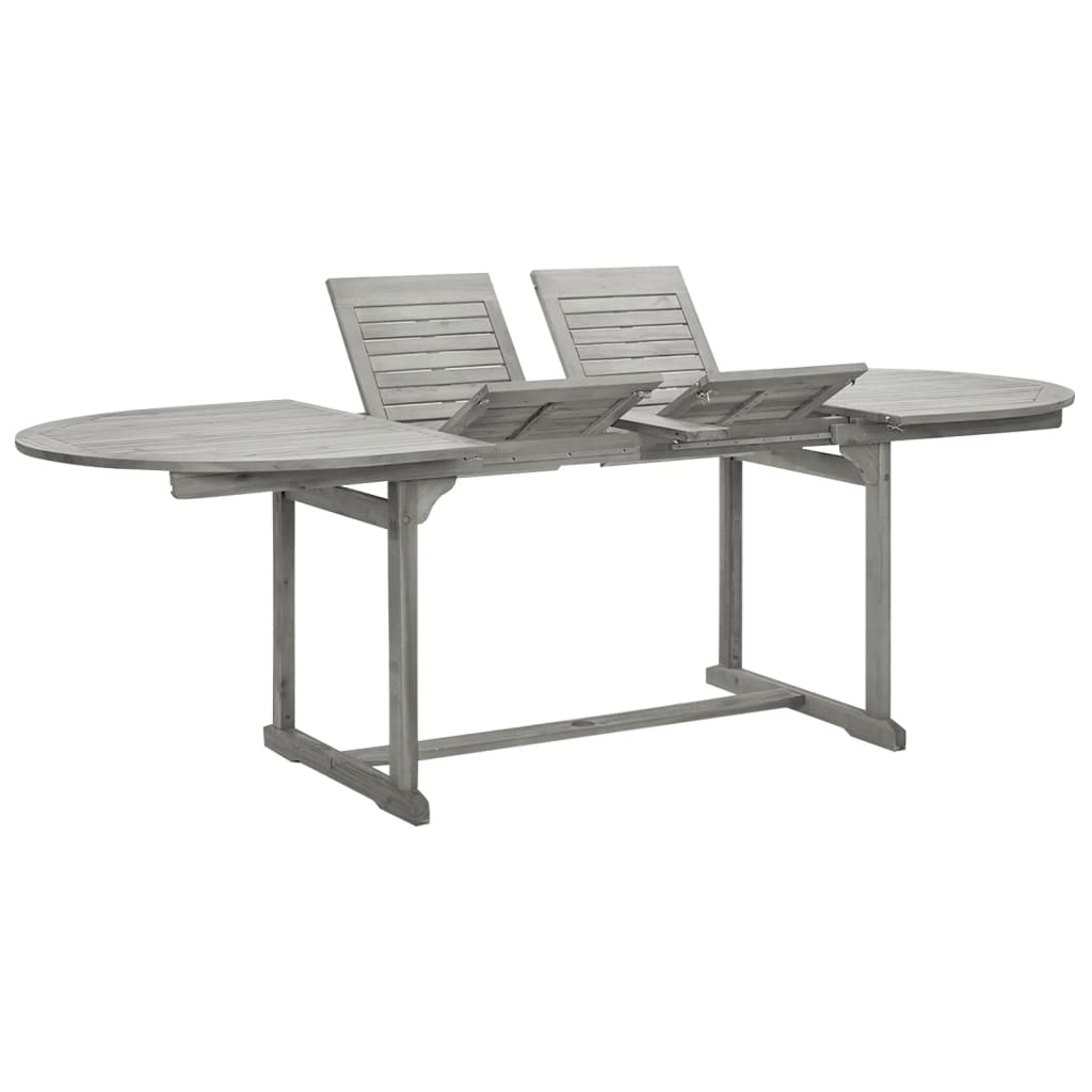 Tuintafel (160-240)x100x75 cm massief acaciahout is nu te koop bij PeponiXL, paradijselijk wonen!