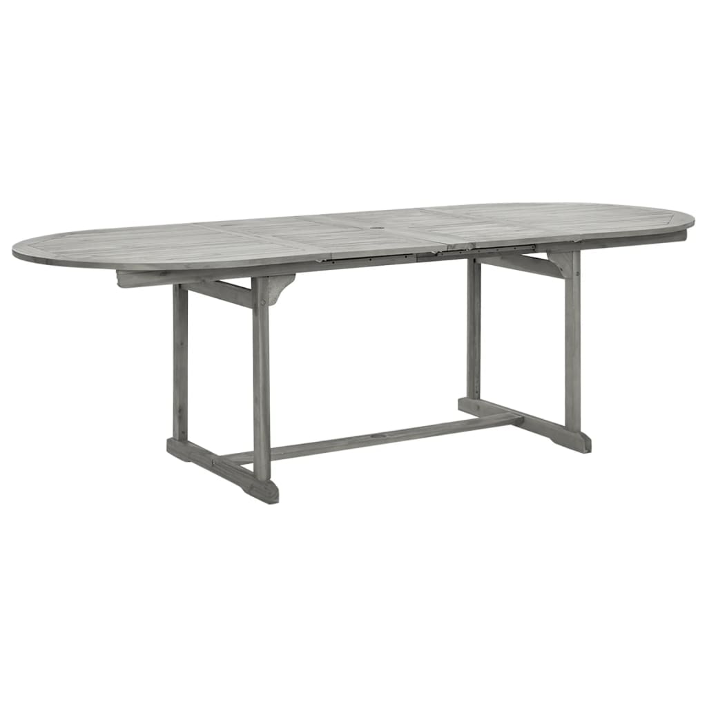 Tuintafel (160-240)x100x75 cm massief acaciahout is nu te koop bij PeponiXL, paradijselijk wonen!