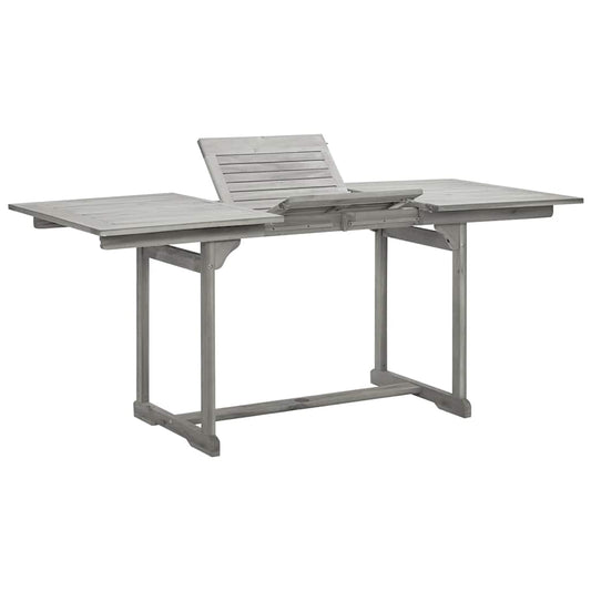 Tuintafel (120-170)x80x75 cm massief acaciahout is nu te koop bij PeponiXL, paradijselijk wonen!