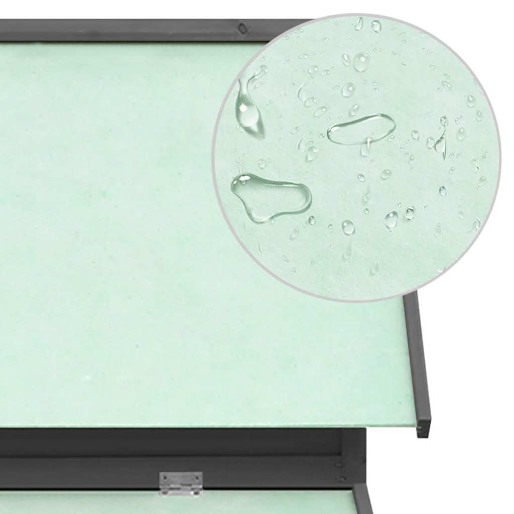 Kippenhok 150x96x110 cm massief vurenhout grijs en wit is nu te koop bij PeponiXL, paradijselijk wonen!