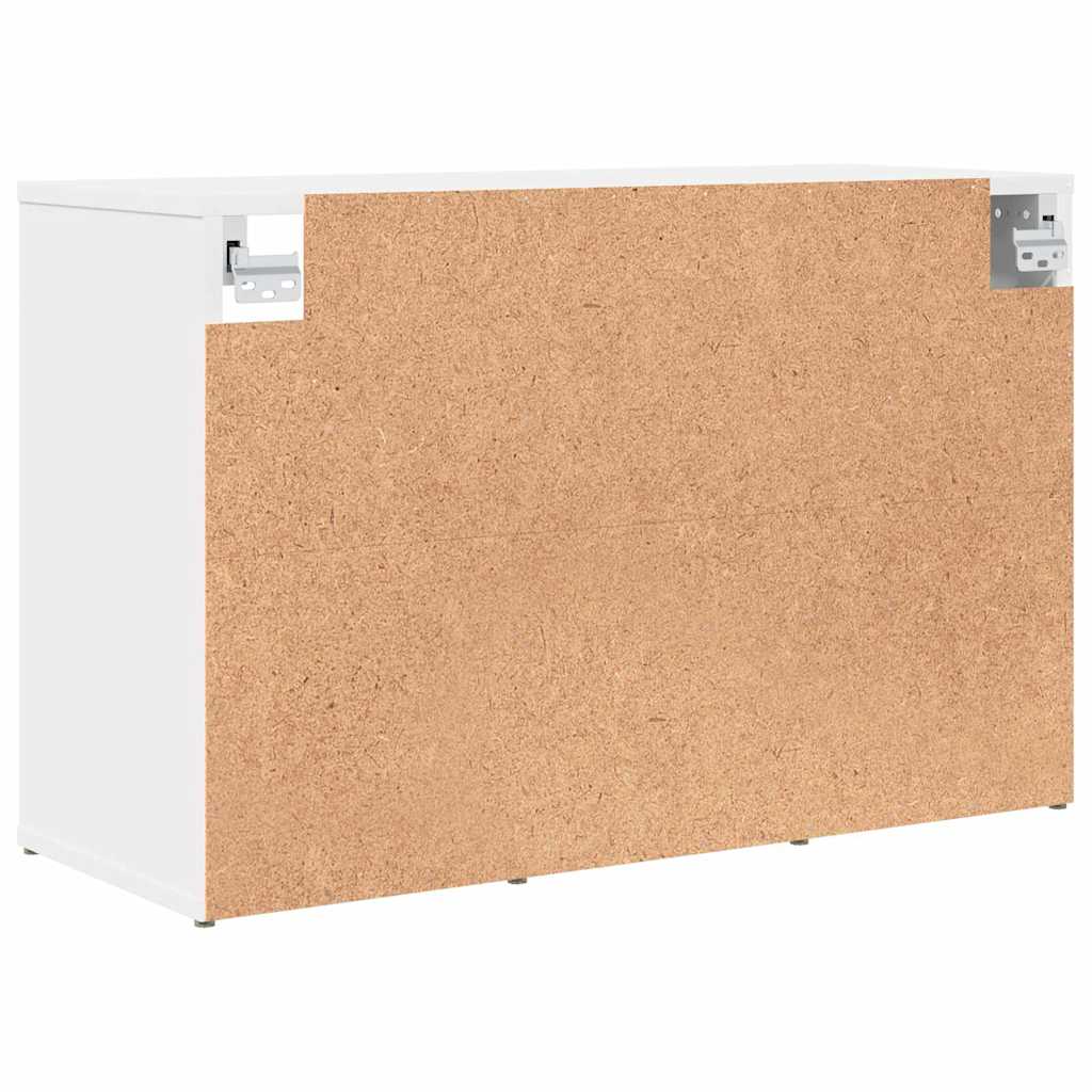 Schoenenkast met plank Wit 77,5 x 30 x 51 cm Bewerkt hout is nu te koop bij PeponiXL, paradijselijk wonen!