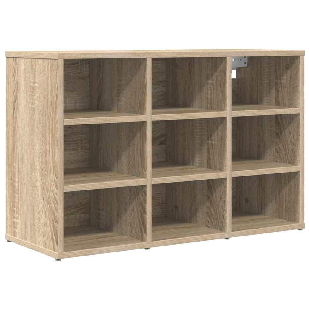 Schoenenkast Sonoma Eiken 77,5 x 30 x 51 cm Bewerkt hout is nu te koop bij PeponiXL, paradijselijk wonen!